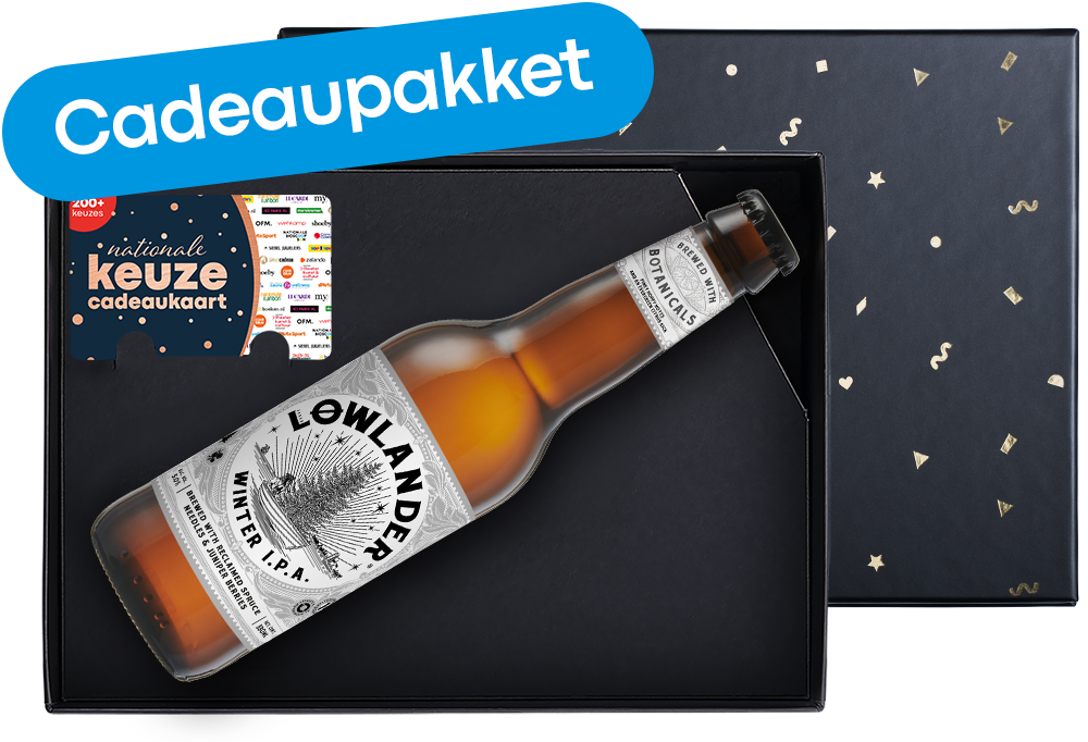 Cadeaupakket Lowlander Bier 'I.P.A. Winter' (330ml)